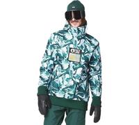 Picture Organic Clothing - Softshell ski jacket - Parker Printed Jkt Peppup Print for Men in Softshell - Size M - Green Green