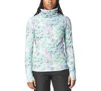 Picture Organic Clothing - Stand-up collar fleece - Pagaya Prd High Fleece Blurry Water Print for Women in Recycled Polyester - Size M - Blue Blue