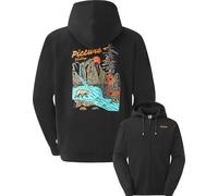Picture Organic Clothing - Sweat à capuche zippée en coton biologique - Foreska Zip Hoodie Black for Men in Cotton - Size L Black L