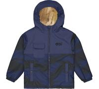 Picture Organic Clothing - Waterproof and breathable Jacket - Snowy Printed Jkt Retro Fusion Print - Kid Size 3 y - Blue Blue 3 y