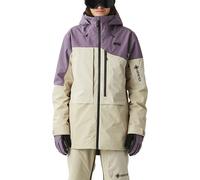 Picture Organic Clothing - Waterproof and breathable Ski jacket in GORE-TEX - Lassen W Jkt Pure Cashmere for Women in Recycled Polyester - Size L - Beige Beige L