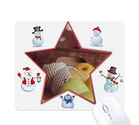 Picture Peer Fresh Temperate Fruit Picture Christmas Snowman Family Star Mouse Pad