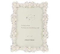 Picture Photo Frame 4pcs Pearl Picture Frame Wedding Picture Frame Wedding Frame Crystal Photo Photo : Desktop Little Surprise (Color : Whitex3pcs, Size : 17x12cmx3pcs) (Color : Onecol (Color : Oneco