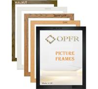 Picture, Photo, Frames, Black, White, Oak, Dark Oak, Walnut, A1,A2,A3,A4,A5 (36x24") (Oak, A4,297x210mm)