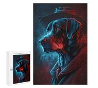 Picture Puzzle - Canine Crime Solver, Displayable Picture Puzzle, 1000 PCS, New Year Gift; for Shared Table Time