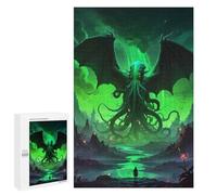 Picture Puzzle - Cthulhu Mythos Art, Wooden Art Puzzle, 1000 PCS, Winter Activity Gift; for Couples, Friends And Family