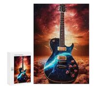 Picture Puzzle - Guitar on Mars, Decorative Jigsaw for Grown-Ups, 300 PCS, Seasonal Gift - to Assemble, Frame And Display