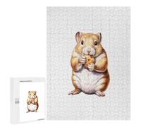 Picture Puzzle - Hamster Acorn Hammy, Challenging Puzzle for Adults, 500 PCS, Winter Activity Gift - for A Rewarding Weekend Challenge