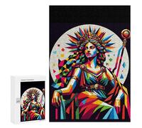 Picture Puzzle - Hera Queen of The Gods, Displayable Picture Puzzle, 300 PCS, New Year Party Activity - for Detail-Focused Puzzlers