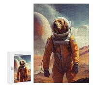 Picture Puzzle - Labrador Mars, Decorative Jigsaw for Grown-Ups, 300 PCS, Seasonal Gift - to Assemble, Frame And Display