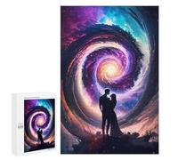 Picture Puzzle - Love in The Cosmic Spiral, Jigsaw Puzzle for Adults, 1000 PCS, Birthday Gift - for A Rewarding Weekend Challenge