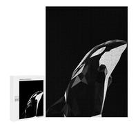 Picture Puzzle - Nursery Animal Whale, Jigsaw Puzzle for Adults, 500 PCS, New Year Gift, with A Decorative Finished Picture