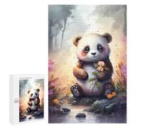 Picture Puzzle - Panda Fiction, Adult Tabletop Puzzle, 1000 PCS, Seasonal Gift - to Assemble, Frame And Display