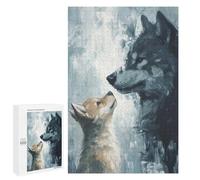 Picture Puzzle - The Bond of Wolves, Adult Tabletop Puzzle, 1000 PCS, Thoughtful Present - to Assemble, Frame And Display