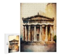 Picture Puzzle - The Parthenon Nashville, Adult Tabletop Puzzle, 500 PCS, Winter Activity Gift; for Shared Table Time