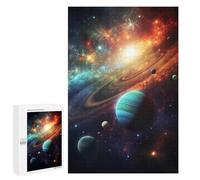 Picture Puzzle - The Solar System, Adult Tabletop Puzzle, 1000 PCS, Relaxing Home Activity; for Couples, Friends And Family