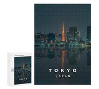 Picture Puzzle - Tokyo Reflections, Displayable Picture Puzzle, 300 PCS, New Year Gift; for Shared Table Time
