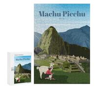 Picture Puzzle - Travel to Machu Picchu, Displayable Picture Puzzle, 300 PCS, Housewarming Gift - to Assemble, Frame And Display