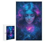 Picture Puzzle - Virgo Zodiac Sign Art, Decorative Jigsaw for Grown-Ups, 1000 PCS, New Year Gift - for A Rewarding Weekend Challenge