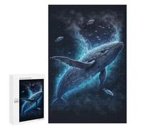 Picture Puzzle - Whale in Cosmic Ocean, Decorative Jigsaw for Grown-Ups, 1000 PCS, New Year Gift - for A Rewarding Weekend Challenge