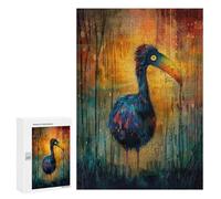 Picture Puzzle - Whimsical Dodo, Jigsaw Puzzle for Adults, 300 PCS, New Year Gift, with A Decorative Finished Picture