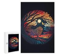 Picture Puzzle - Whispering Trees A Lion's Tale, Wooden Jigsaw Puzzle for Adults, 1000 PCS, Winter Gift, for Mindful Indoor Entertainment