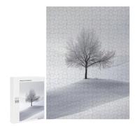 Picture Puzzle - Winters Silent Sentinel, Displayable Picture Puzzle, 500 PCS, New Year Gift; for Shared Table Time