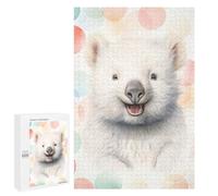 Picture Puzzle - Wombat Joey, Adult Tabletop Puzzle, 1000 PCS, Winter Activity Gift; for Shared Table Time