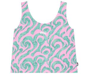 Picture - Women's Silya Printed Tank - Top size L, turquoise