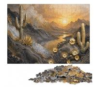 Picture Wood Puzzle, Adults, Golden Desert Splendor, 1000 Pieces | Jigsaw Puzzle - visual matching for a more organised build on quiet evenings.