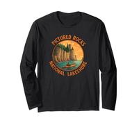 Pictured Rocks National Lakeshore Kayaking Adventure Long Sleeve T-Shirt