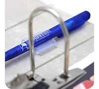 picturehangingdirect.co.uk 5 x Clear Pen Loop Self-adhesive Pen Holder clear for Notebooks, Journals, Diaries, Planners, File, Nurses, Doctors, satnav, tablet pen clip holder sticky