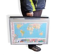 picturehangingdirect.co.uk CLEAR ART COURSE WORK CARRIER CARRY CASE PORTFOLIO ART FILE FOLDER SCHOOL HOLDALL Print Sleeve Storage (For A4 210x297mm8.3x11.7 in)