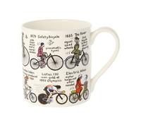 Picturemaps Bicycle and Cycling Quite Big Mug 350ml - Bone China