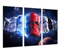 Pictures Camera Set of 3 Decorative Wall Posters, Living Room Decor, Modern, Bedrooms, Room, Star Wars, Army Darth Vader, (97 x 62 cm)