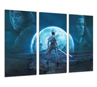 Pictures Camera Set of 3 Decorative Wall Posters, Living Room Decor, Modern, Bedrooms, Room, Star Wars, King, Obi Wan Kenobi, (97 x 62 cm)