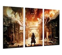 Pictures Camera Set of 3 Decorative Wall Posters, Living Room Decor, Modern, Bedrooms, Room, The Lord of the Rings, The Hobbit, (97 x 62 cm)