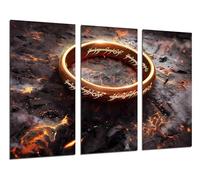 Pictures Camera Set of 3 Decorative Wall Posters, Living Room Decor, Modern, Bedrooms, Room, The Lord of the Rings, The Hobbit, (97 x 62 cm)