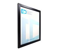 Pictures Prints Framing Black Wood Grain Effect Photo Picture Frame Size 9x11 with Glass - The City Range