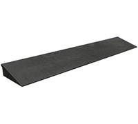 Picturesque Rubber Threshold Ramp, 500mm * 100mm * 30mm, Black, For Doorways, Curb, Power Scooters, Sweeper, Bathroom