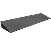 Picturesque Rubber Threshold Ramp, 500mm * 120mm * 40mm, Black
