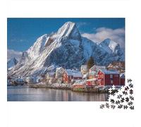 Picturesque Village of Reine in The Lofoten Islands, Norway Rätsel Für Erwachsene || 1000pcs (75x50cm) Puzzles Lernspiele Home Decor Puzzles