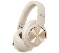 Picun B8 Bluetooth Headphones, 120H Playtime Headphones Wireless Bluetooth with 3 EQ Modes, Low Latency, Hands-Free Calls, Over Ear Headphones for Travel Home Office Cellphone PC Khaki White