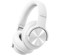 Picun B8 Bluetooth Headphones, 120H Playtime Headphones Wireless Bluetooth with 3 EQ Modes, Low Latency, Hands-Free Calls, Over Ear Headphones for Travel Home Office Cellphone PC-White