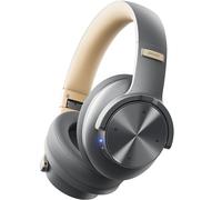 Picun B8 Bluetooth Headphones, 120H Playtime Headphones Wireless Bluetooth with 3 EQ Modes, Low Latency, Hands-Free Calls, Over Ear Headphones for Travel Home Office Cellphone PC (Grey&Gold)