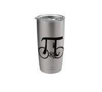 Picycle Funny Pi Bicycle Math Pun for Cyclists Stainless Steel Insulated Tumbler