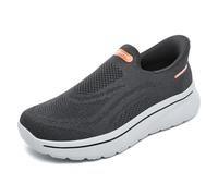 PiDaGlobal Men's Slip On Trainers Breathable Lightweight | Mesh slip-on sneakers for all-day comfort. Great for walking, work, light fitness and everyday casual wear.