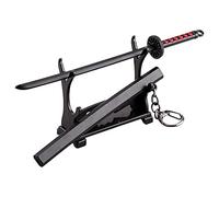 pidak shop Demon Hunter Katana Letter Opener Keyring with Stand, Black, One Size