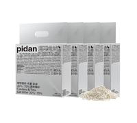 pidan Cassava & Tofu Clumping Cat Litter (4x2.4 kg/6L) 70% Tofu 30% Cassava, Plant-Based & Biodegradable, Fast Clumping, Low Dust & Tracking, Light Scent, Strong Odour Control