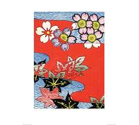 Piddix (Vintage Japanese Flowers 60 x 80cm Art Print